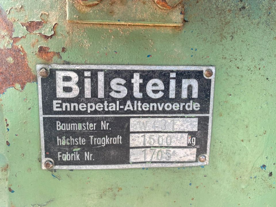 Motorkran Galgenkran Bilstein 50/60er Jahre in Igersheim