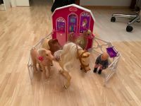 Barbie Reitstall mit 5 Pferden und eine Baby Barbie Bayern - Zorneding Vorschau