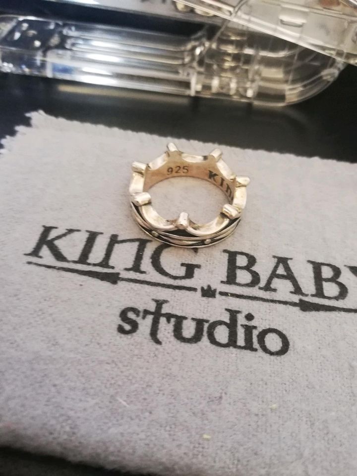 925 KING BABY STUDIO USA 925 STERLING SILBER RING CROWN KRONE in Dresden