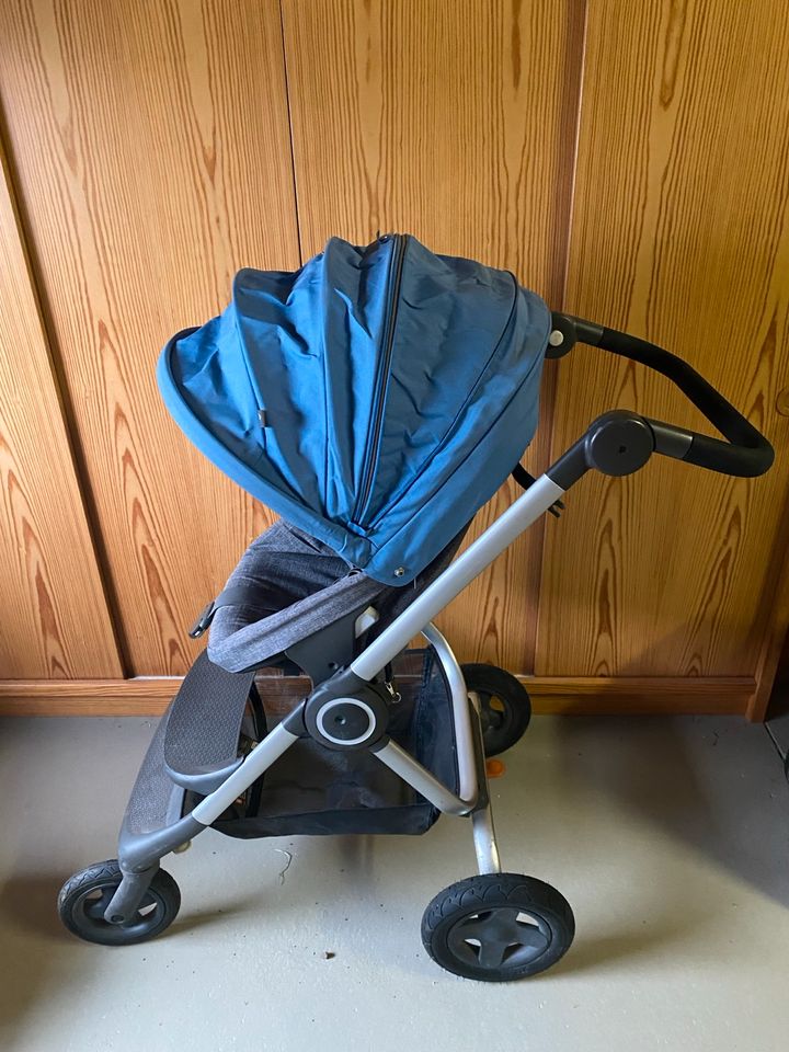 Stokke Scoot Kinderwagen grau/blau in Frankfurt am Main