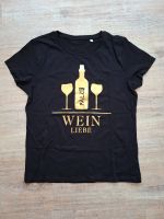 Neues PÄLZR T-Shirt Weinliebe in schwarz mit goldenem Logo, Gr. M Rheinland-Pfalz - Monsheim Vorschau