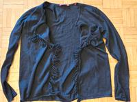 Süsse Strickjacke Esprit S schwarz mit Fransen Hemelingen - Arbergen Vorschau