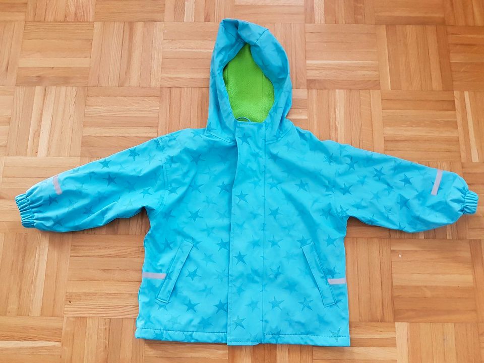 Regenjacke leicht gefüttert, Größe 98/104 in Ostercappeln