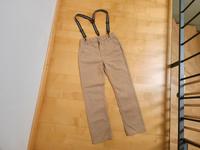 Stoffhose Hose elegant leichte Jeans mit Hosenträger Topolino 128 Bayern - Friedberg Vorschau