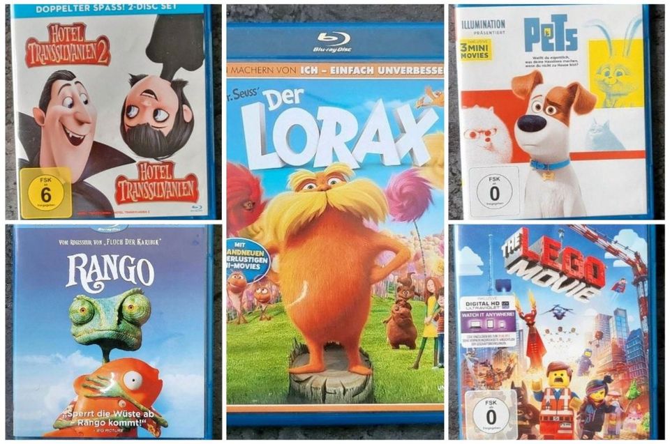 ► Bluray Hotel Transsilvanien 1+2 Rango Pets Lego Movie in Lübeck