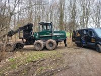 Durchforstung  Stockkauf. Wald forst Sachsen - Werdau Vorschau