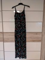 Damen Kleid Maxikleid schwarz mit Blümchen Hessen - Fulda Vorschau