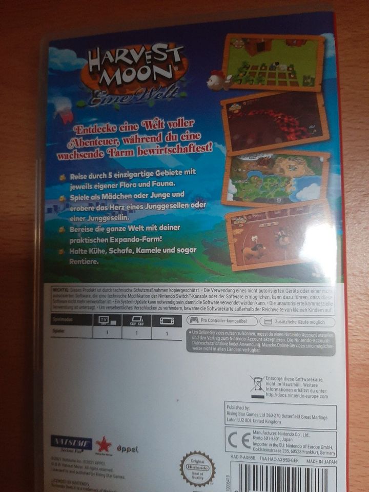 Harvest Moon - Eine Welt (Nintendo Switch) in Sachsen-Anhalt - Alsleben  (Saale) | Nintendo Spiele gebraucht kaufen | eBay Kleinanzeigen ist jetzt  Kleinanzeigen