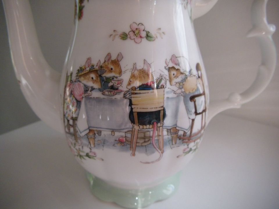 Brambly Hedge Royal Doulton Kaffeekanne Kanne Coffee Pot in Pocking