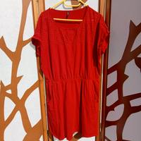 Damen Kleid gr.XL 44/46 rot Lochmuster kurz Mini Sommer Bayern - Grafenau Vorschau