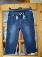 Caprijeans  3/4 Jeans Bonprix, Gr.38 mit Stickerei Niedersachsen - Westoverledingen Vorschau