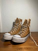 Converse Chucks hellbraun 39 mit Plateau Sohle Hessen - Darmstadt Vorschau