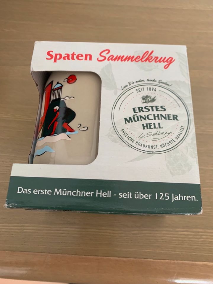 Spaten Sammelkrug Bierkrug 500 ml Nein original verpackt in Regensburg