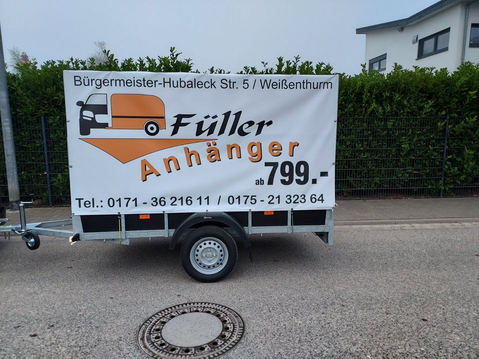 Anhänger 1000 / 1350 / 1500 KG gebremst - Preise ab 1560 €uro in Bornheim