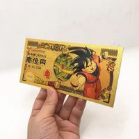 Dragon Ball Z 12x vergoldete Banknote Anime Manga Thüringen - Oberdorla Vorschau