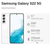 Samsung Galaxy S22 + Zubehör Sachsen - Groitzsch Vorschau