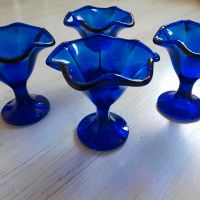 Dessertschalen Eisschalen Eisbecher Glasschalen blau Sachsen - Lunzenau Vorschau