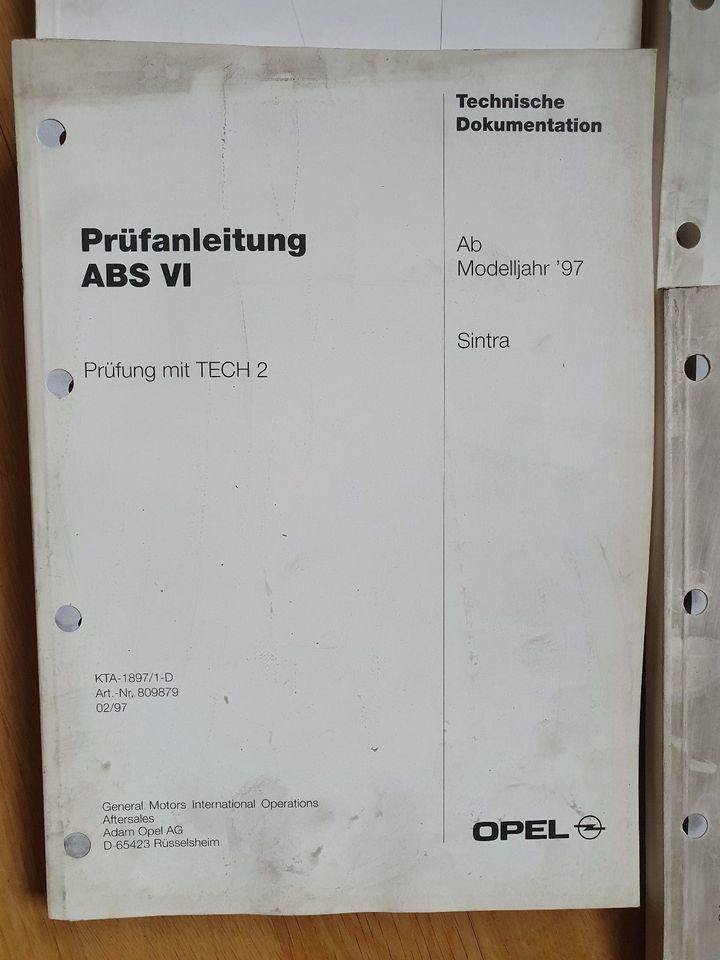 Opel Sintra Handbücher original Prüfanleitungen 3.200 Seiten in Berlin