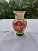 Bunte Vase / Blumenvase mit Muster, Vintage, Retro Niedersachsen - Lehre Vorschau