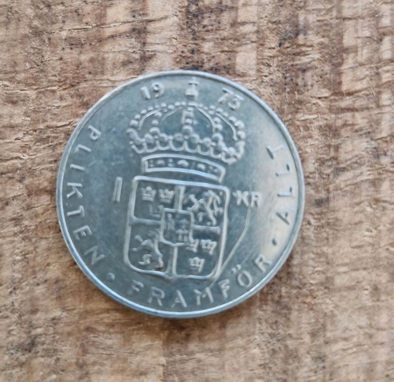 1 Schweden Krone 1973 in Berchtesgaden