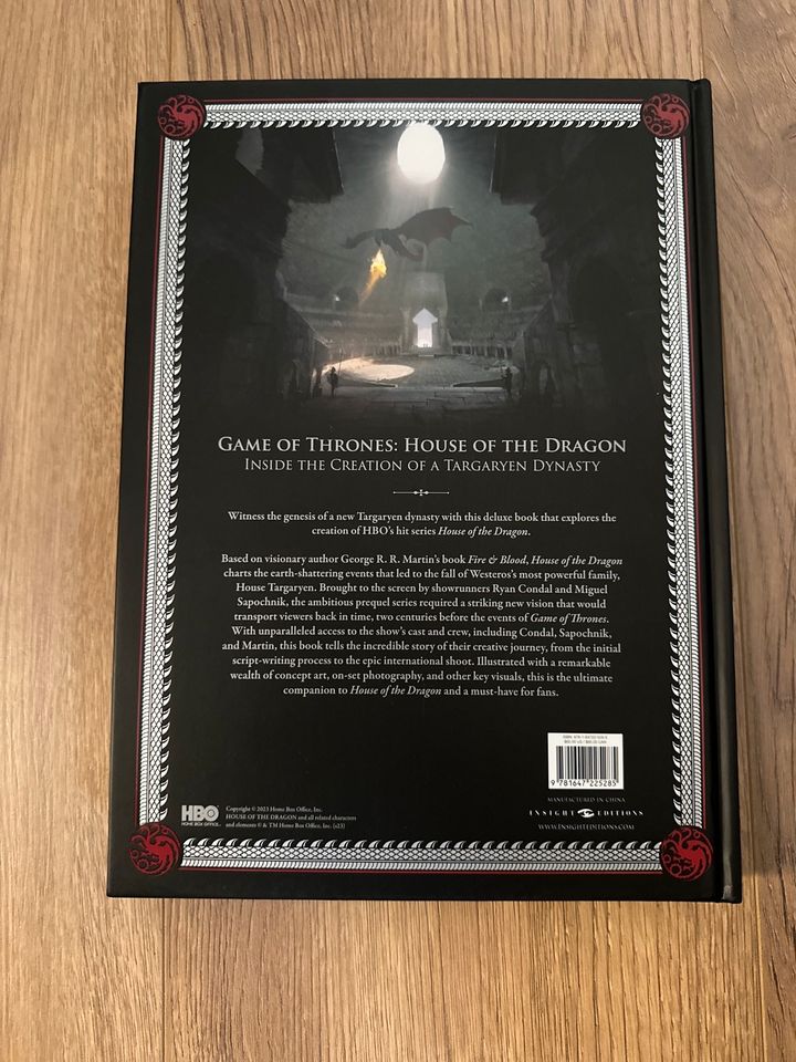 House of the Dragon Buch wie neu NP 50 € HBO Inside the Creation in Guntersblum