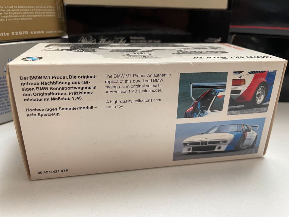 Minichamps Piquet 6# BMW M1 Procar 1:43 Modellauto in Hamburg