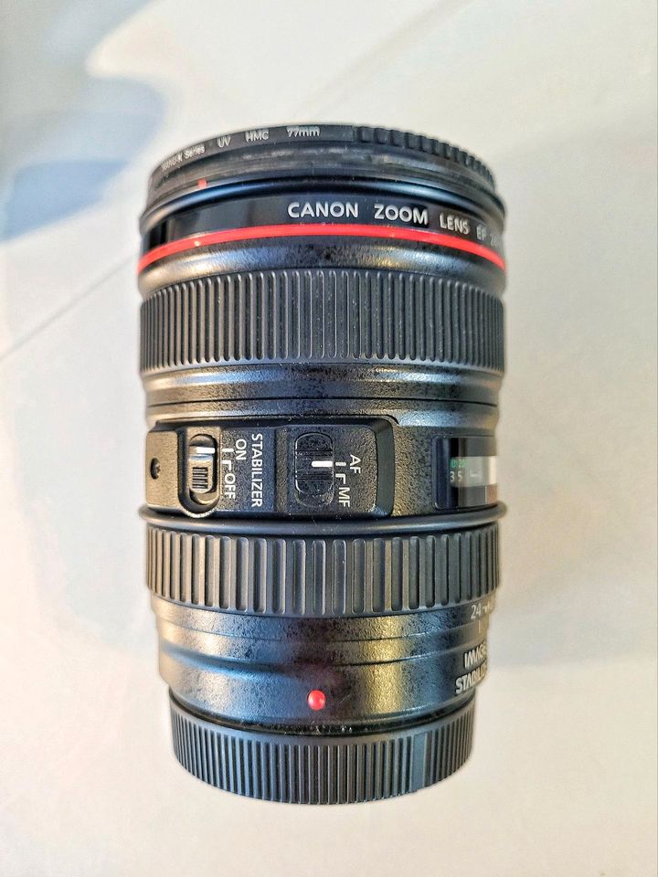 Canon EF 24-105 f4L IS USM inkl. UV Schutzfilter und OVP in Herrieden