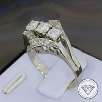 M*199209 WERT 3.300 Diamant Brillant Ring 750 Weiß Gold 18k XXYY Essen - Karnap Vorschau