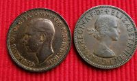 Münzen UK half Penny 1944 1958 Queen Elizabeth II., George Baden-Württemberg - Mannheim Vorschau