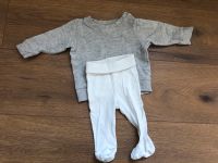 H&m Pullover Grau Hose Weiß Gr. 46 48 50 Set Frühchen Niedersachsen - Sassenburg Vorschau