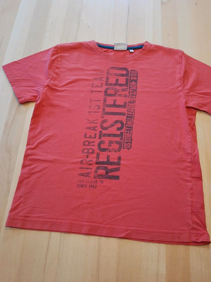 T-Shirt Gr. 152 Tom Tailor rot Jungen in Anger