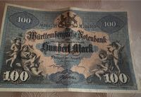 100 Mark /Notenbank Württemberg Niedersachsen - Selsingen Vorschau