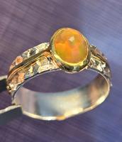 Ring Opal Opalring mit echtem facettierten Äthiopienopal 925 Silb Niedersachsen - Wolfenbüttel Vorschau