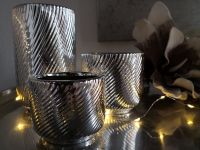 3er Set Keramik Blumentopf * Vase* Silber Topf NEU * 6,5+9+15 cm Nordrhein-Westfalen - Kamp-Lintfort Vorschau