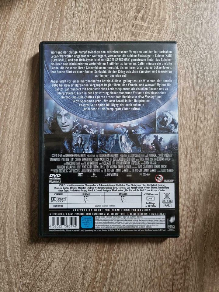 DVD Underworld Evolution in Bergneustadt