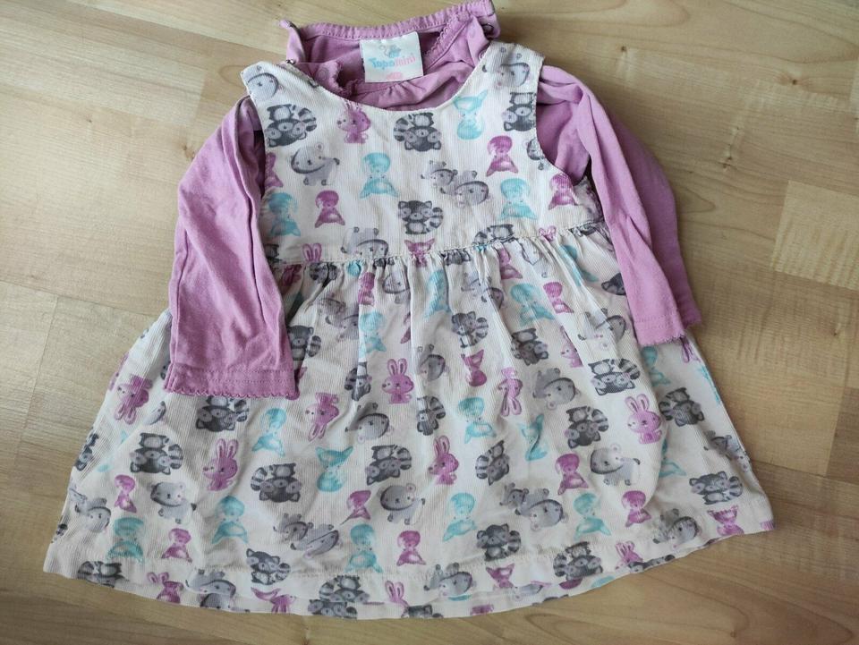 Mädchenklamotten Größe68-T-shirt,Capri Leggins,Cordkleid in Petersberg