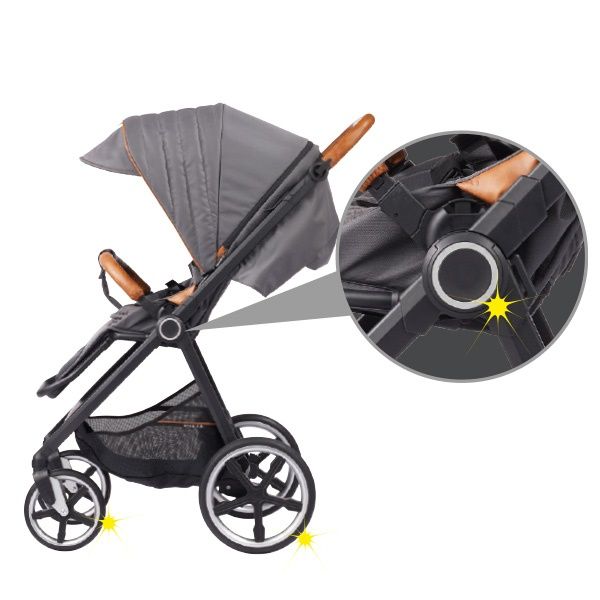 Gesslein INDY M2 Swing - 2in1 Kinderwagen-Set - Design 467467 - inkl. Panorama Lyx Babywanne + Sportsitz Swing + Wickeltasche + Zubehör - NEU in Fulda