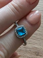 Juwelkerze Ring 925 silber blau hellblau türkis Größe 17,8 Bayern - Lichtenfels Vorschau