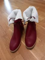 Kurze Stiefel, Stiefelette,rot, neu, Gr.41 Bayern - Goldbach Vorschau