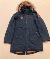 H&M Wintermantel blau Gr. 164 Marburg - Hermershausen Vorschau