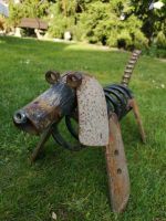 Hund aus Metall Kunstwerk Gartendeko Bayern - Herzogenaurach Vorschau