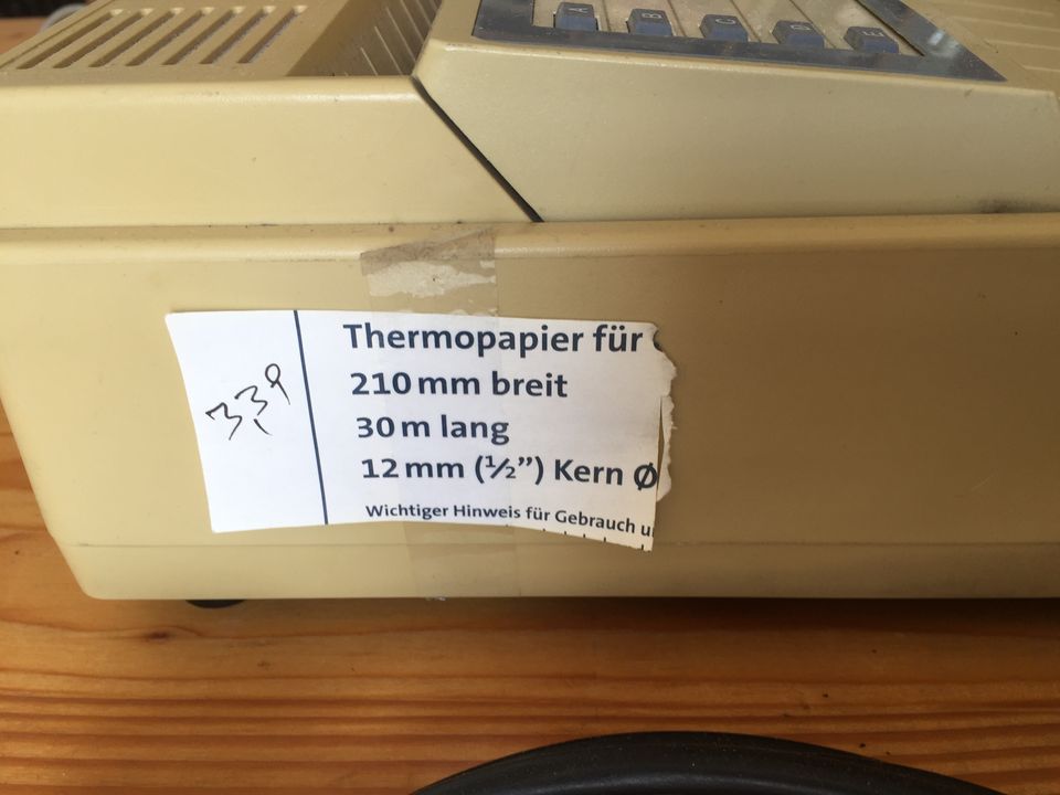 Faxgerät der Fa. Schneider mit Thermopapier in Aachen