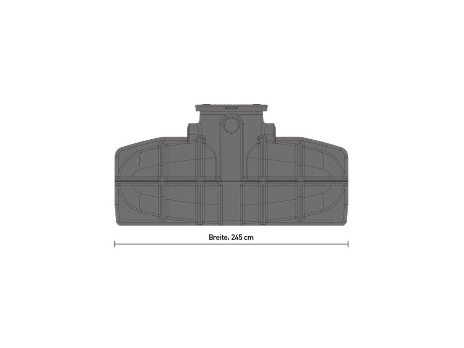 Speidel Flachtank 5000L,Regenwassertank,Zisterne, Made in Germany in Eching (Niederbay)