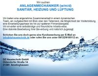 Anlagenmechaniker (m/w/d) ab sofort ! Niedersachsen - Amelinghausen Vorschau