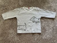 Babykleidung: s. Oliver / Sweatshirt / Größe 50/56 / weiß & grau Nordrhein-Westfalen - Kempen Vorschau