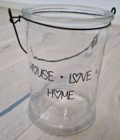 Vase Glas Deko "House + Love = Home" Sachsen-Anhalt - Magdeburg Vorschau