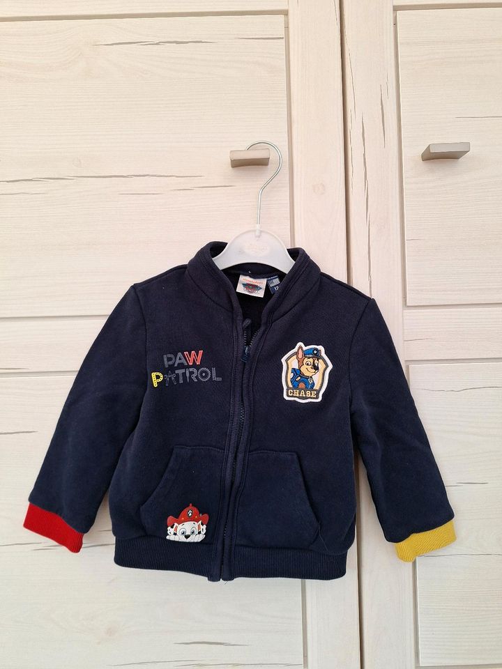 Sweatjacke blau PawPatrol 80 86 ohne Kapuze in Kumhausen