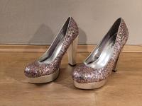 Centro silber/glitzer Pumps Hessen - Bad Wildungen Vorschau