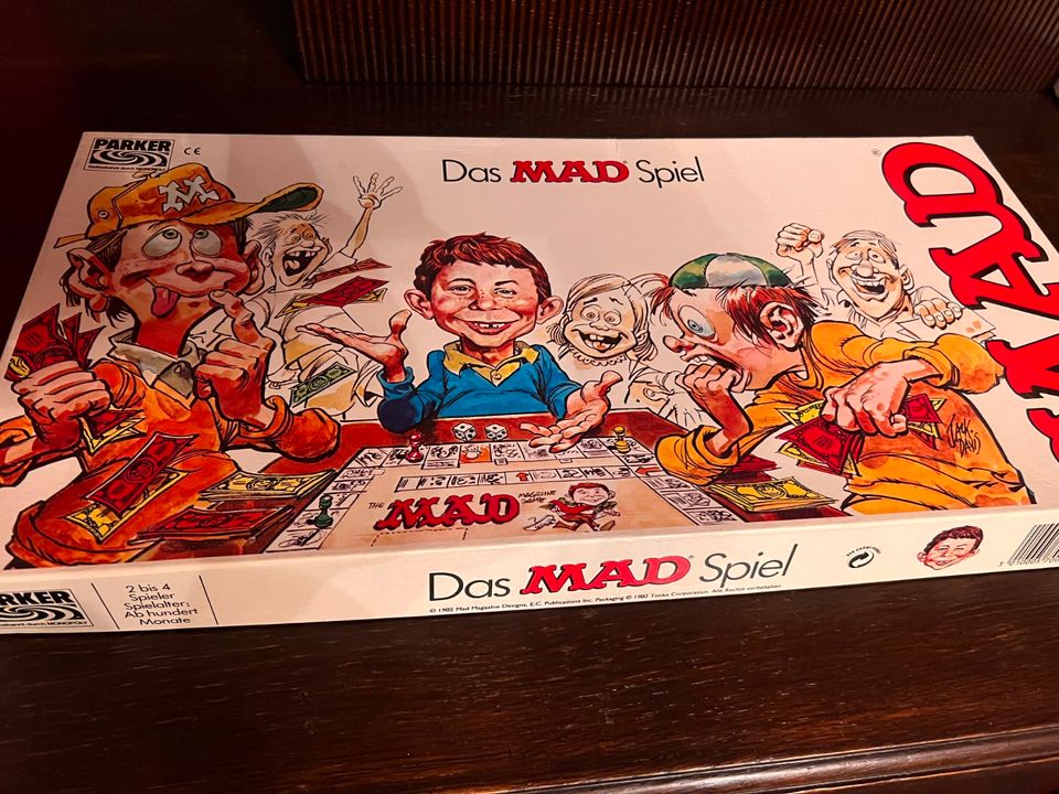 Brettspiel: "Das Mad Spiel" von Parker [gebraucht / sehr gut] in Langeneichstädt