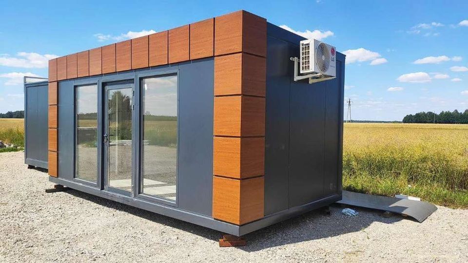 Bürocontainer Pavillon Container Lieferung Minihaus in Löcknitz